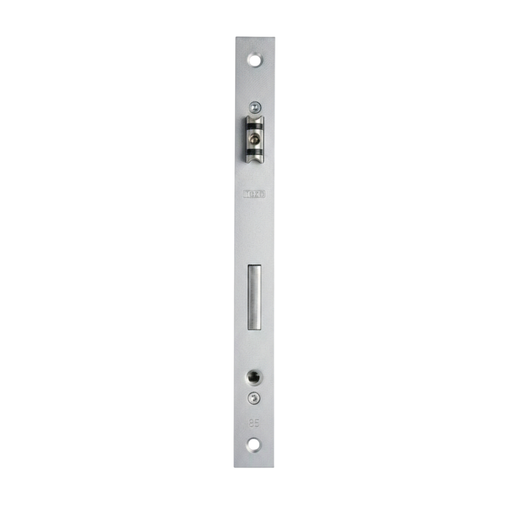 Замок REZE ALU 20/85/23, с роликом и ригелем Замок REZE ALU 20/85/23, с роликом и ригелем