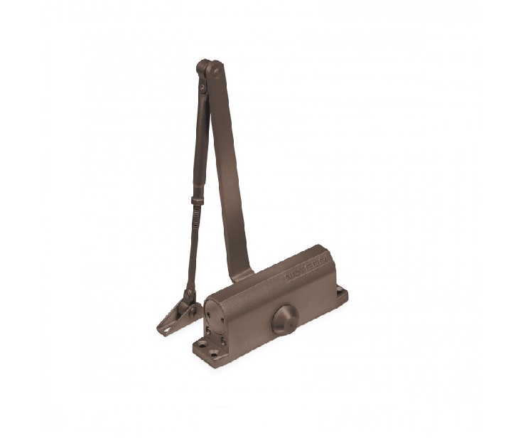 Доводчик NOTEDO DC-080-НО с ФОП, EN2/3/4/5, 120 кг, 1250 мм, RAL 8016 коричневый Доводчик NOTEDO DC-080-НО с ФОП, EN2/3/4/5, 120 кг, 1250 мм, RAL 8016 коричневый