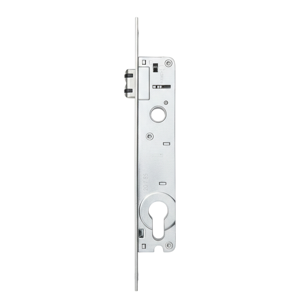 Замок REZE ALU 20/85/23, с роликом и ригелем Замок REZE ALU 20/85/23, с роликом и ригелем