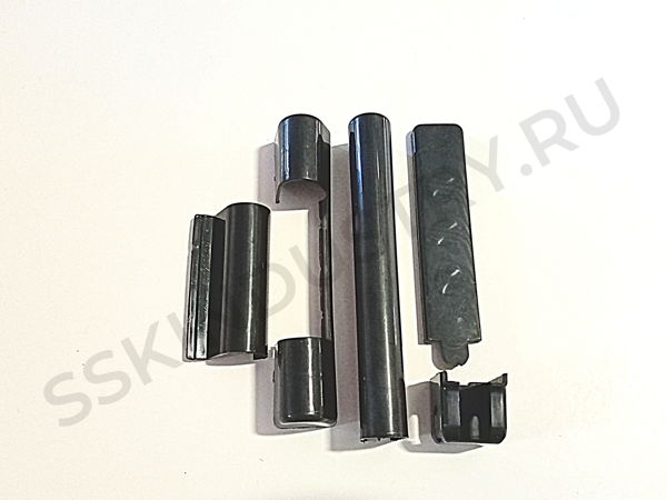 Декоративные накладки REZE RAL 8022 чёрно-коричневый (5 штук комплект)