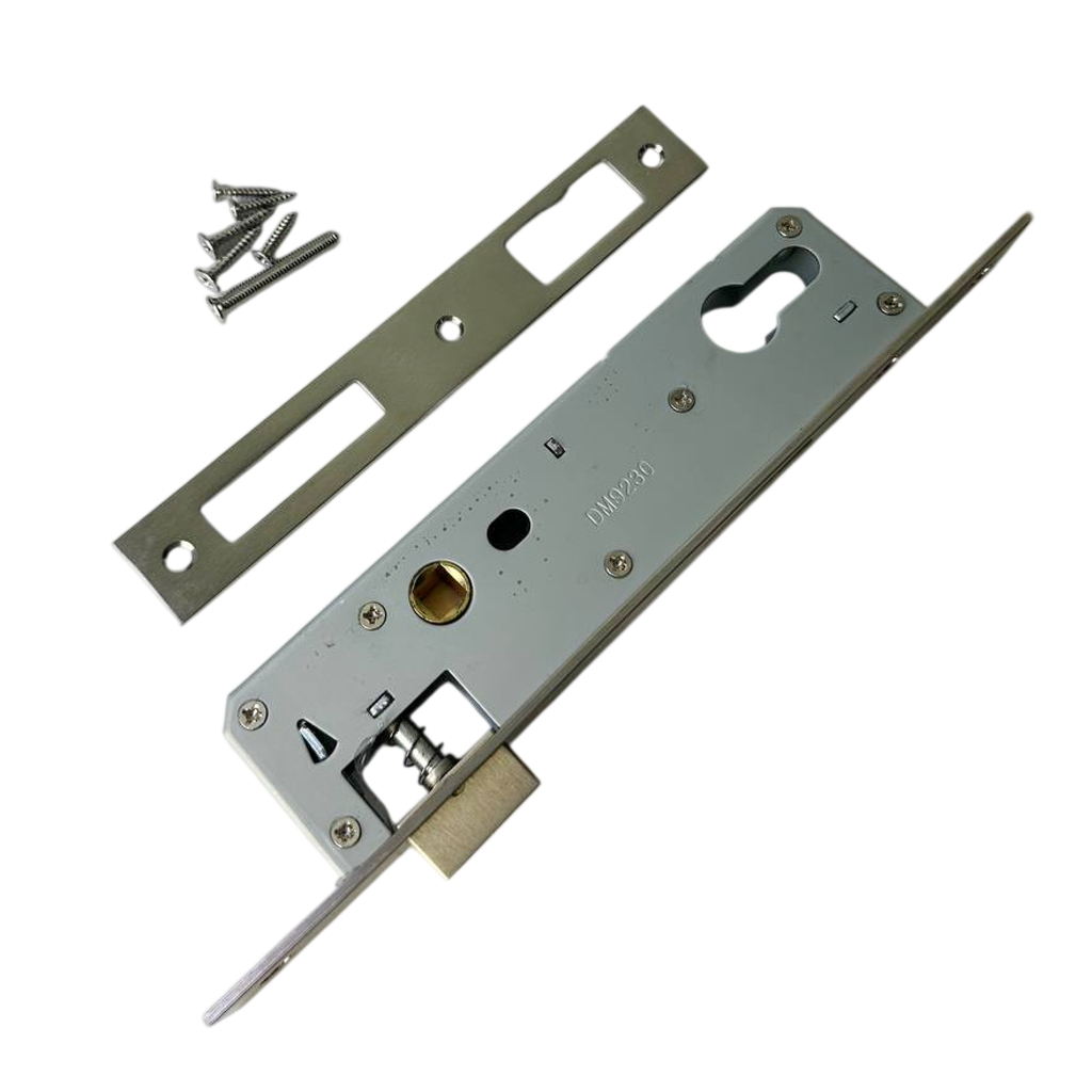 Замок DORMAKABA ALU 30\92\24 с защелкой/ригелем (+отв. планка)